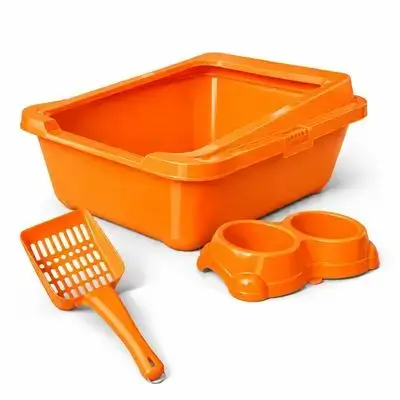 Open Litterbox & Bowl 48cm