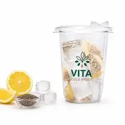 Lemon & Chia Seed Ice Cubes