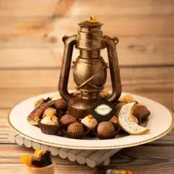 Large Lantern on Plate