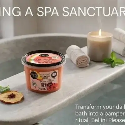 Organic Shop Hydrating Watermelon & Peach Body Scrub (Bellini, Please!)