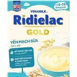 Vinamilk Ridielac Gold - Cereal for six-month olds - Oat Milk Flavor - 200g 4-24 months
