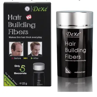 Dexe Hair Building Fibers 22g, Black