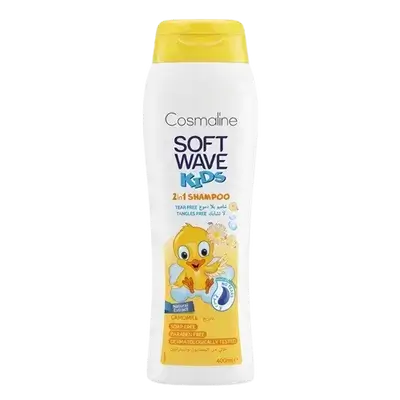 Soft Wave Kids 2in1 Shampoo Chamomile 400ml _ Cosmaline