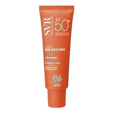 SVR Sun Secure SPF50+ Fluid - 50ml | اس في ار سائل واقي شمسي مع عامل حماية 50 - 50 مل