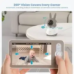 ieGeek 2K Baby Monitor with 2 Cameras
