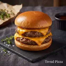 Double Cheese Beef Burger