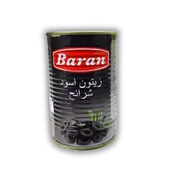 Black olives, sliced, Baran Qutiya, 70g