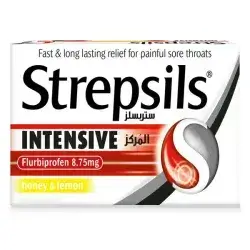Strepsils   INTENSIVE  Honey and lemon 16 lozenges