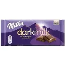 Milka Darkmilk Dunkle Schokolade Chocolate Bar – 85g