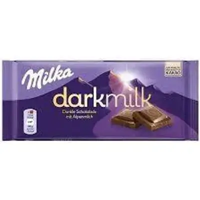 Milka Darkmilk Dunkle Schokolade Chocolate Bar – 85g