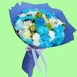 Blue & White Bloom Bouquet