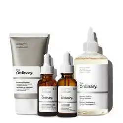 Ordinary bright set (glycolic acid solution + caffeine solution +squalene cleanser + vitamin C solution)