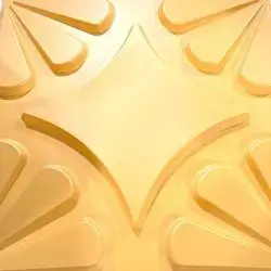 3D Wall Panels Champagne Gold D96