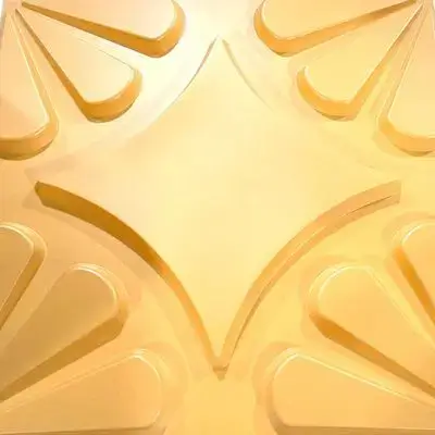 3D Wall Panels Champagne Gold D96