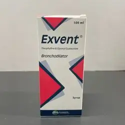 exvent theophylline & glyceryl guaiacolate bronchodilator 100ml alcohol free