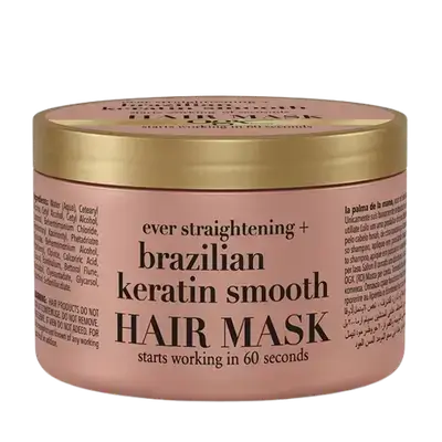 Brazilian Keratin Smooth Ever Straightening Hair Mask 300ml _ Ogx