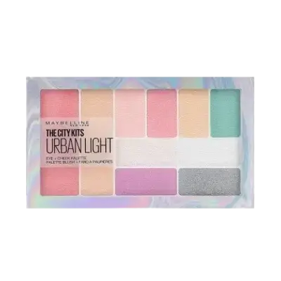 The City Kits Urban Light Eye + Cheek Palette 12gr _ MAYBELLINE NEW YORK