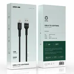 Green Lion Usb-A To Ltg Silicone Cable