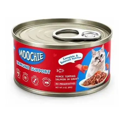Moochie Salmon in Gravy 85g