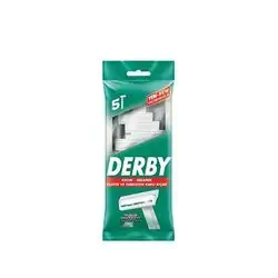 Derby Single Blade Disposable Razor 5 Pcs