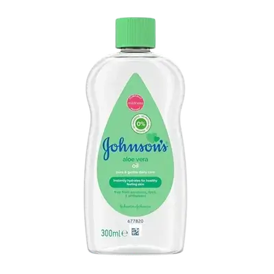 Johnson's aloe vera baby oil _ 300ml _ johnson