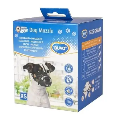 Duvo Dog Muzzle Rubber XS 11437