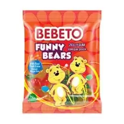 Bebeto jelly mixed fruit flavor 35 gm Turkish
