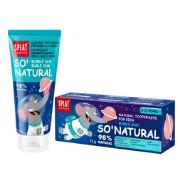 So'Natural Natural Toothpaste for Kids Bubble Gum 6-11 Years 73g _ SPLAT