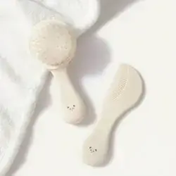 Cozy Pixies 2pcs Beige Color Hair Brush Set
