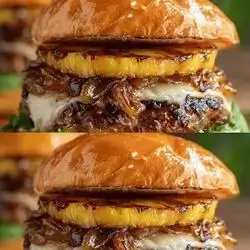 Meat & Pineapple Burger