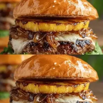Meat & Pineapple Burger