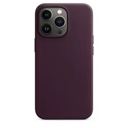 Apple Leather Case Magsafe iPhone 16Pro Max Master Dark Purple