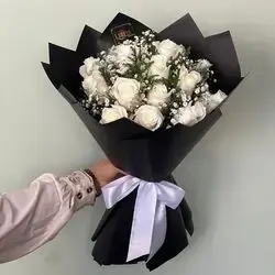 Rose And Gypsophila Bouquet 