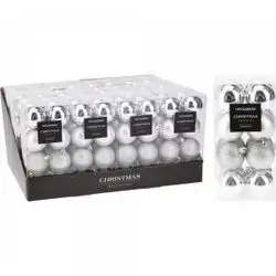 Koopman Xmas Ball 16X 50Mm Silver