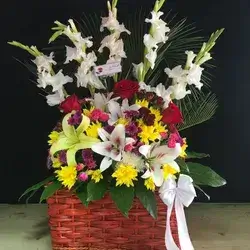 Basket Of Flowers-Colors
