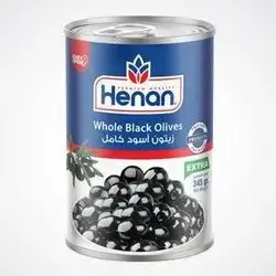 Whole Black Olives Henan 370g
