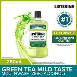 listerine Green tea Mouthwash -milder taste 250ml