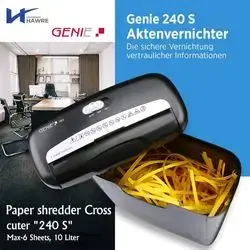 Paper Shredder Cross 240s-Aktenvernichter