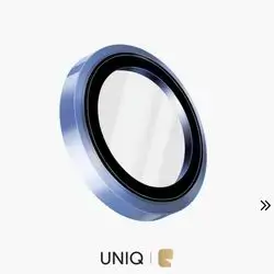 UNIQ Optix Prime 99.9% Sapphire-Coated Camera Lens Protector for iPhone 18 Pro Max Mohs Scale 9 Hardness Glass Shield - Glacier Blue
