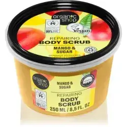 Organic Shop Natural Mango Sugar Body Scrub 250ml/مقشر الجسم الطبيعي بالمانجو الكيني والسكر 250 مل