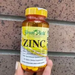 Green field ZINC 25mg 100tablets