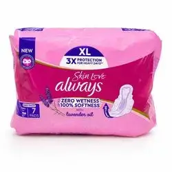 Always Skin Love 7 pads MAXI THICK HEAVY FLOW XL