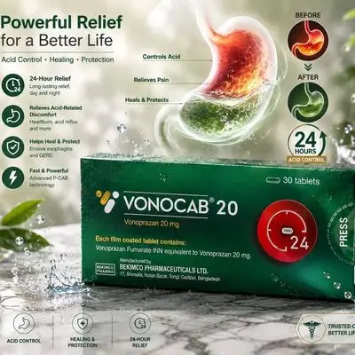 Vonocab 20 (Vonoprazan 20mg) 30 Tablets