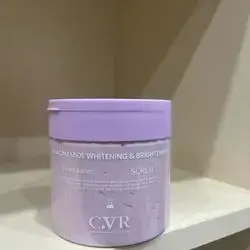 C.vr korea niacinamide whitening and brightening face and body scrub