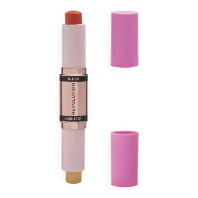 Makeup Revolution Blush & Highlight Stick -Coral Dew