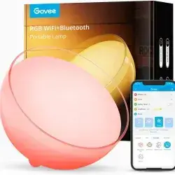 Govee Ambient Portable Table Lamp Works With Alexa And Hey Google H6055