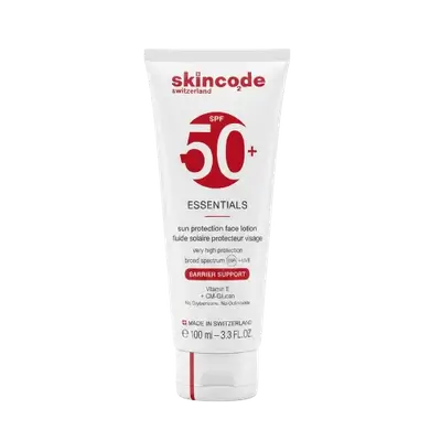 ESSENTIALS Daily Care Spf50+ Sun Protection Face Lotion with CM-Glucan + Vitamin E 100ml _ skincode