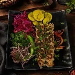 Half person kebab chicken