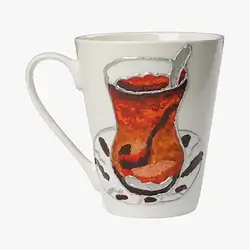 Hand-Painted Tea Cup