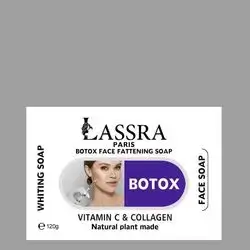 LASSRA Paris Botox Face Fattening Soap Vitmain C & Collagen - Whiting Soap